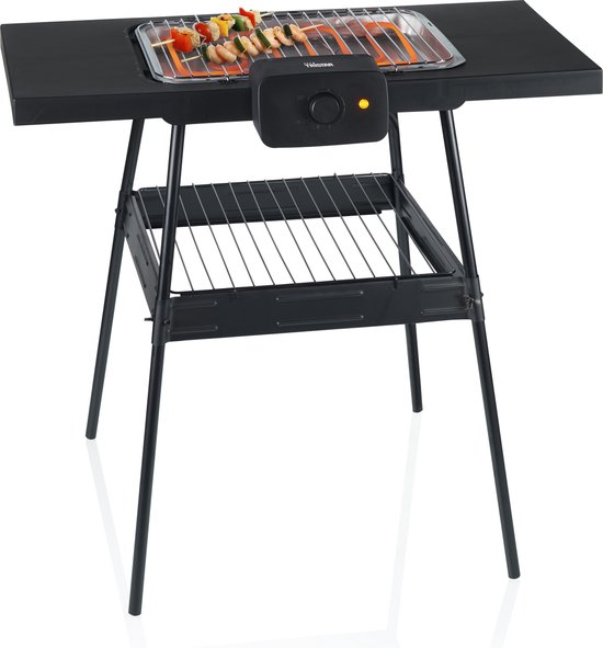 Tristar Elektrische Barbecue Staand BQ-2870 - Te gebruiken als Tafel BBQ - 36,5 x 25,5 cm - Zwart van Tristar