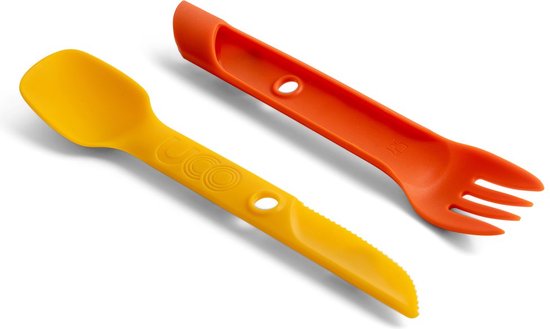UCO - Spork Switch - utensil set - oranje/geel van UCO