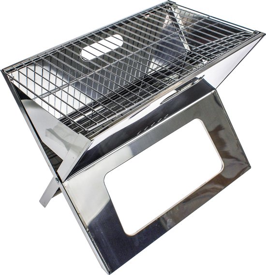 United Entertainment - Draagbare Barbecue - Notebook BBQ - RVS van United Entertainment