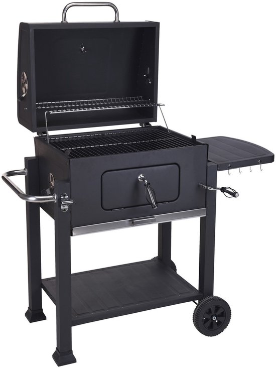 Vaggan Barbecue mat zwart - houtskool van Merkloos