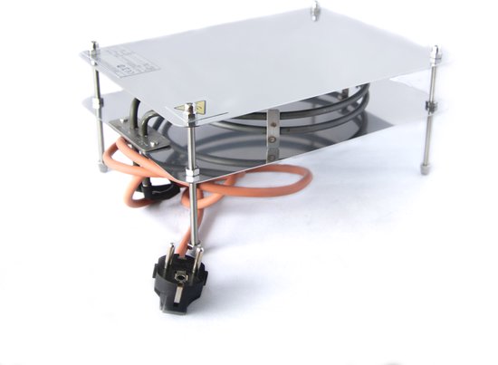 Verwarmingselement 2 kW + Thermoregulator 4,5 kW voor Rookkasten Droogovens Dymbox van Merkloos