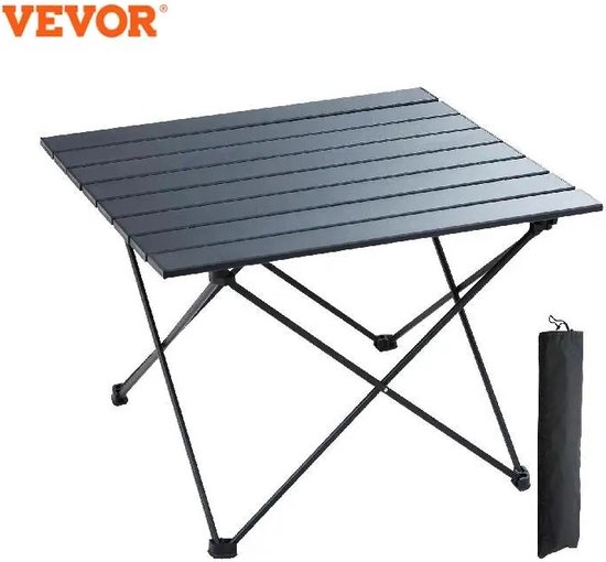 Vevor - Camping Klaptafel - Opvouwbare Picknicktafel - BBQ Tafeltje - 66kg Draagvermogen - Aluminiumlegerring - Voor 4 personen van VEVOR