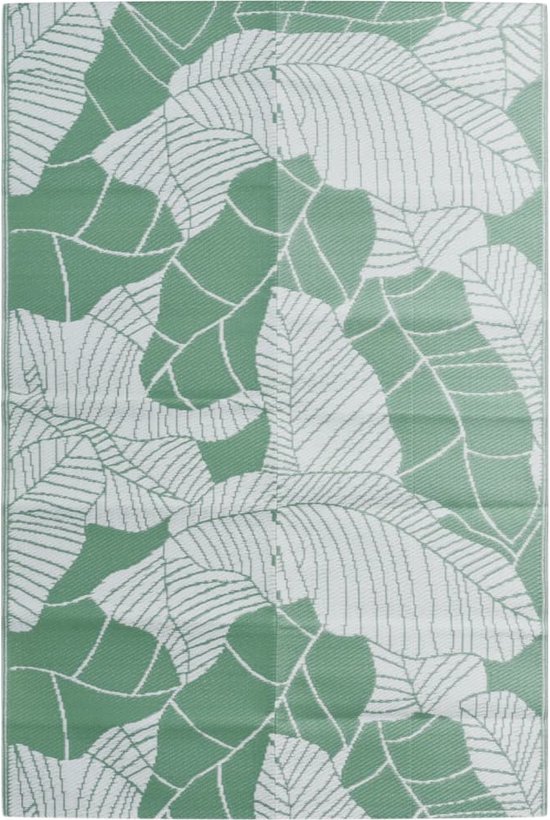 vidaXL - Buitenkleed - 120x180 - cm - polypropeen - groen van vidaXL