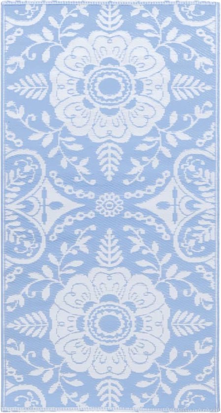 vidaXL - Buitenkleed - 120x180 - cm - PP - babyblauw van vidaXL