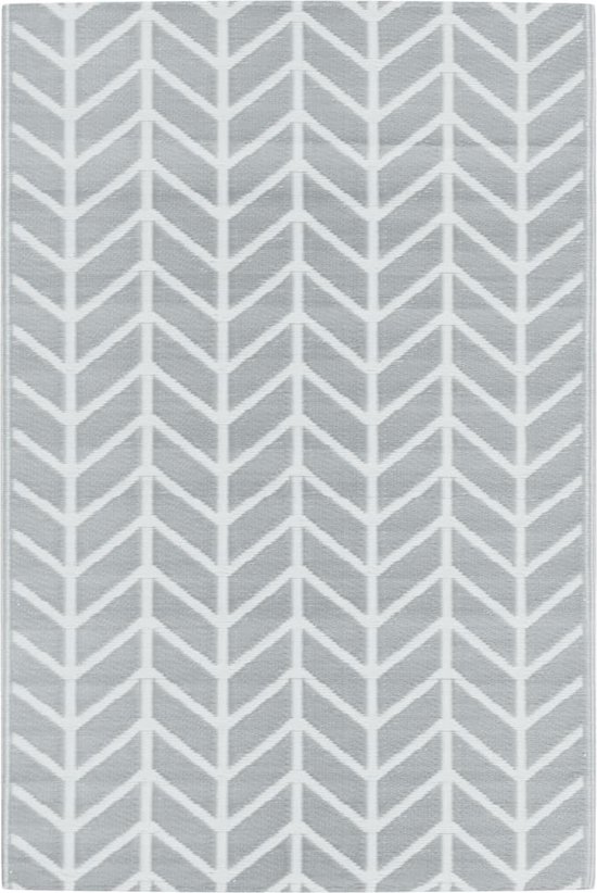 vidaXL - Buitenkleed - 120x180 - cm - PP - grijs van vidaXL
