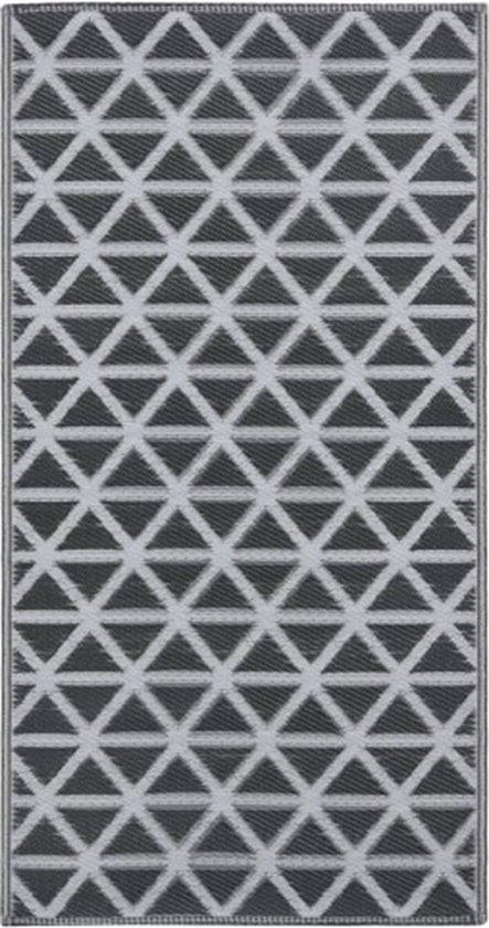 vidaXL - Buitenkleed - 160x230 - cm - PP - zwart van vidaXL