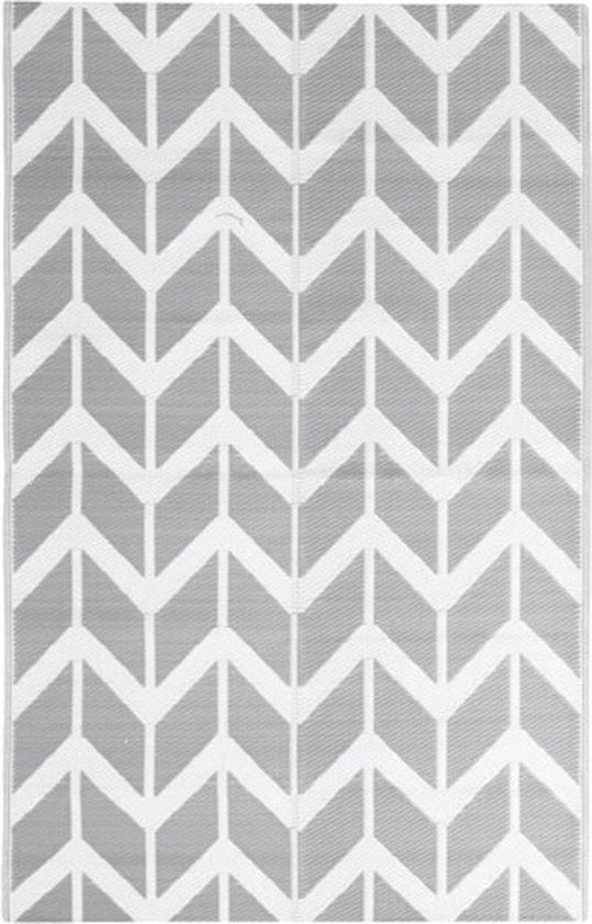 vidaXL - Buitenkleed - 190x290 - cm - polypropeen - grijs van vidaXL