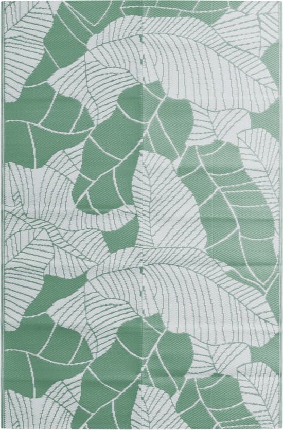 vidaXL - Buitenkleed - 190x290 - cm - polypropeen - groen van VidaXL