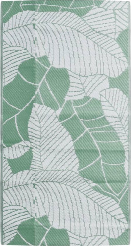 vidaXL - Buitenkleed - 80x150 - cm - polypropeen - groen van vidaXL
