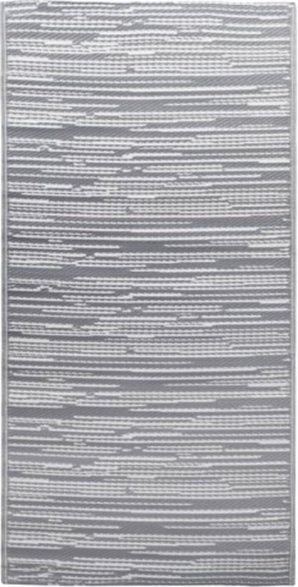 vidaXL - Buitenkleed - 80x150 - cm - PP - grijs van vidaXL