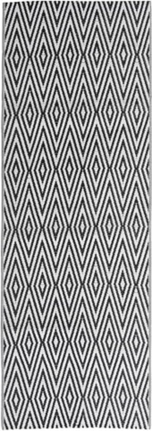 vidaXL - Buitenkleed - 80x250 - cm - polypropeen - zwart van vidaXL