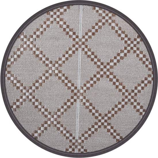 vidaXL - Buitenkleed - Ã - 120 - cm - polypropeen - bruin van vidaXL