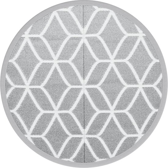 vidaXL - Buitenkleed - Ã - 160 - cm - polypropeen - grijs van vidaXL