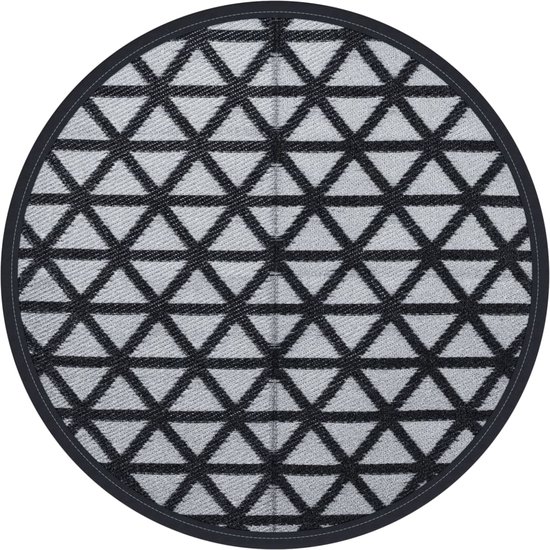 vidaXL - Buitenkleed - Ã - 160 - cm - polypropeen - zwart van vidaXL