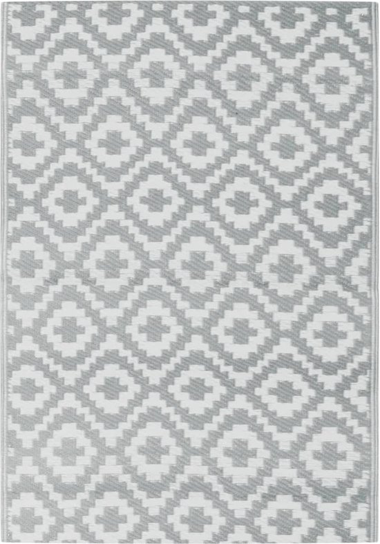 vidaXL - Buitenkleed - ARAKIL - 160x230 - cm - PP - grijs van VidaXL