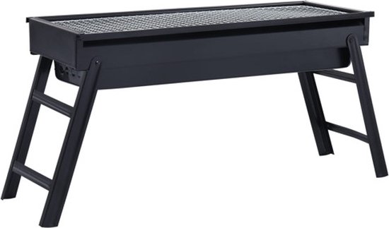 vidaXL Campingbarbecue draagbaar 60x22.5x33 cm roestvrij staal van VidaXL