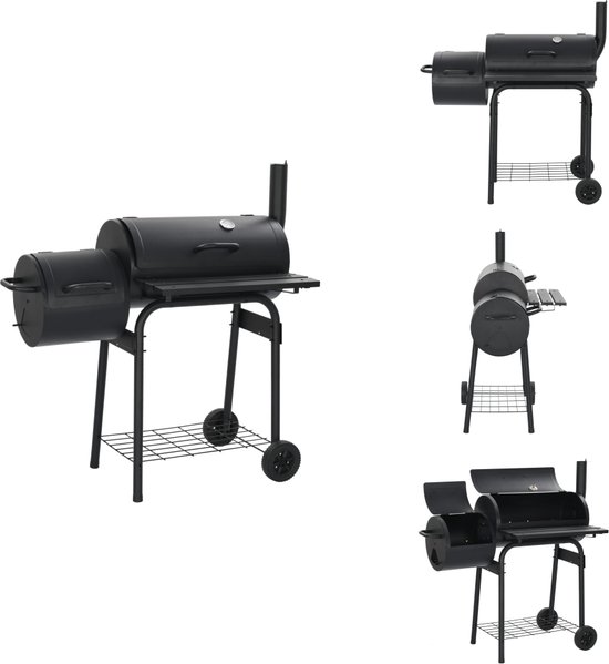 vidaXL Houtskoolbarbecue - Houtskoolbarbecues - Barbecue - Barbecues - Rookbarbecue houtskool