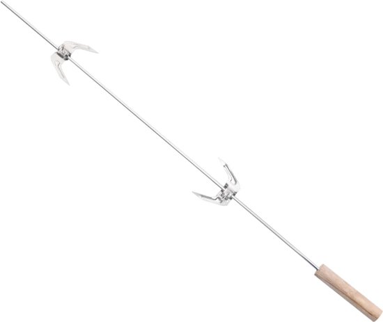 vidaXL Houtskoolbarbecue met wieltjes staal zwart van vidaXL