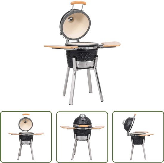 vidaXL Keramische Bbq - Kamado Bbq - Kamado barbecue 81 cm keramiek - Buitengrill - Barbecueset - Outdoor Cooking van Merkloos