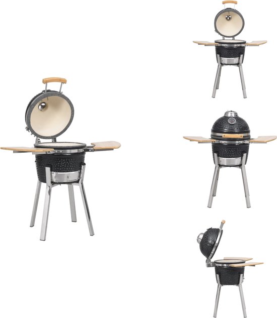 vidaXL Roker - Rokers - Rookbarbecue - Rookbarbecues - Kamado barbecue 81 cm keramiek van Merkloos
