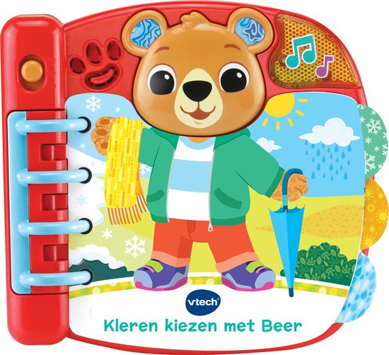 VTech Dierenvriendjes Kleren Kiezen met Beer - Educatief Speelgoed - Boekje voor Jongens & Meisjes - Van 1 tot 3 Jaar van VTech