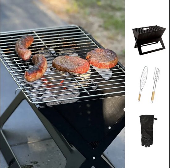 VUUR LAB. BBQ set - Lopend vuurtje van de maand van Merkloos
