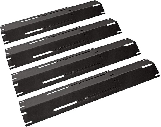 Warmteplaat BBQ Heavy Duty - Verstelbaar Porselein Staal - Gas BBQ Vervangende Onderdelen - Lengte 298cm tot - Hitte schild- Diffuser- Deflector- Tent van BBQ-Toro