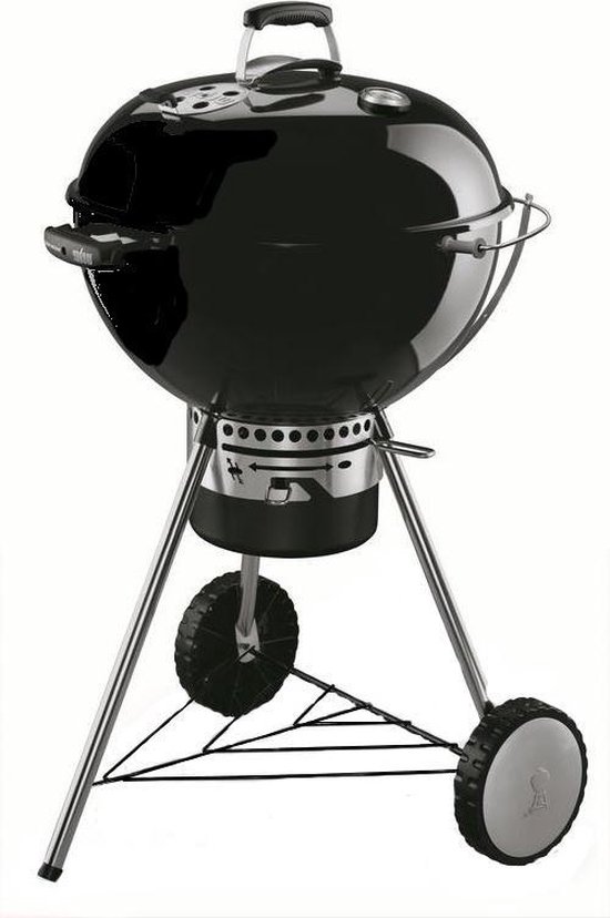 Weber Master Touch GBS Houtskoolbarbecue - Grilloppervlak ø 57 cm - Met Onderstel - Zwart van Merkloos