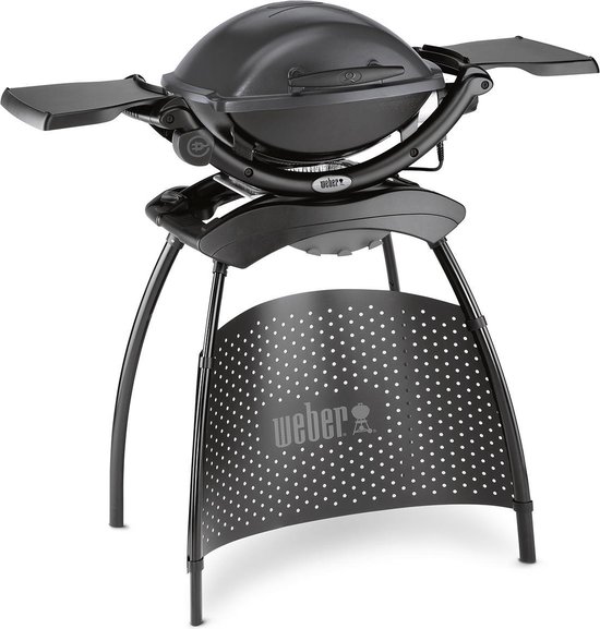 Weber Q 1400 Stand - elektrische barbecues - dark grey van Weber