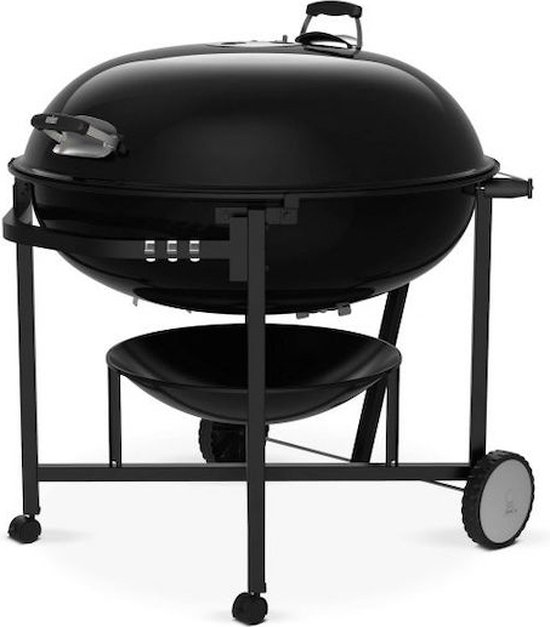 Weber - Ranch kettle houtskoolbarbecue 96cm zwart van Merkloos