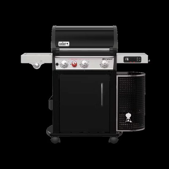 Weber Spirit EPX-335 GBS Gasbarbecue – Smart BBQ – Zwart – 3 Branders – Zijbrander – iGrill Ready van Merkloos