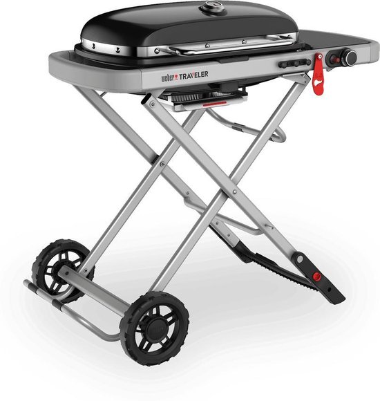 Weber Traveler - Gasbarbecue - Zwart van Weber