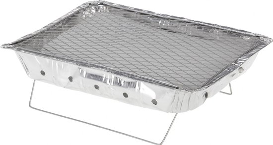 Wegwerp BBQ | Barbeceu/Grill | 30 x 24 cm van Merkloos