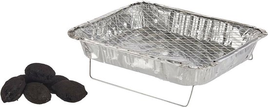 Wegwerpbarbecue Antraciet (31 x 25 cm) van The Bastard