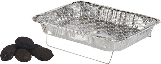 Wegwerpbarbecue Antraciet (42 x 32 cm) van The Bastard