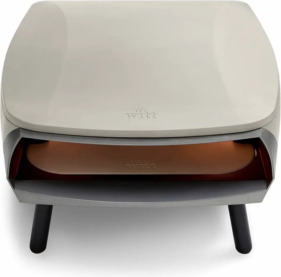 Witt ETNA Fermo WIT - Danish design pizza oven - gas - 500 graden in ca. 15 minuten van Merkloos
