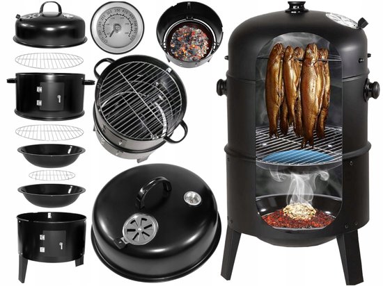 XL Grill met Rookoven Functie 6-in-1, Draagbaar van Ninja