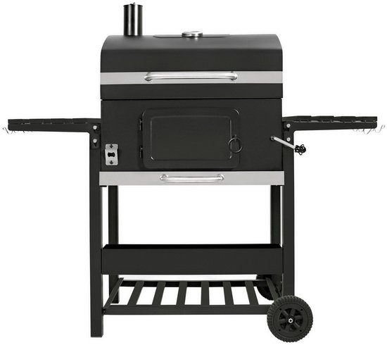 XL houtskool smoker BBQ - 57 x 41,5 cm grilloppervlak - incl. rookhout
