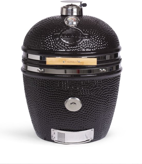 Yakiniku - BBQ Kamado 22 Inch XL - Keramiek - Zwart van Yakiniku