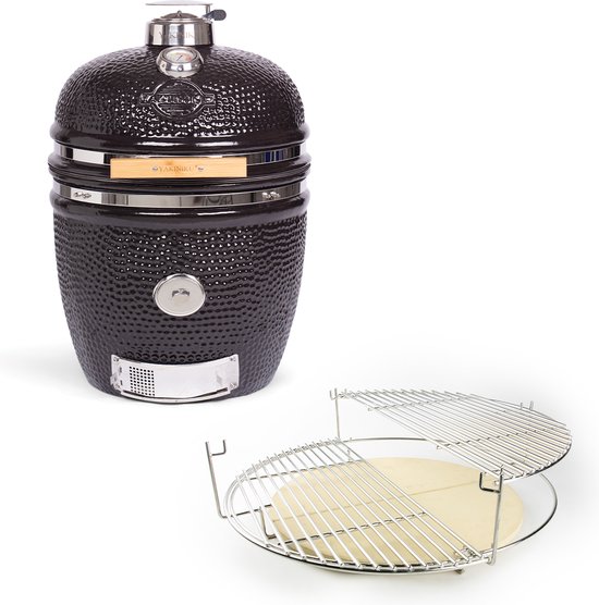 Yakiniku - Kamado - Large - 19Inch - Inclusief Pro Set - Houtskool - Kamado Grill - 49cm Grilloppervlak van Yakiniku