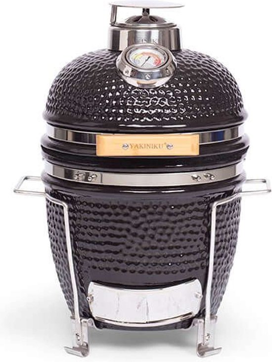 YAKINIKU | MINI 11" Kamado grill - inclusief draagbaar onderstel | kamado | kamado bbq van Merkloos