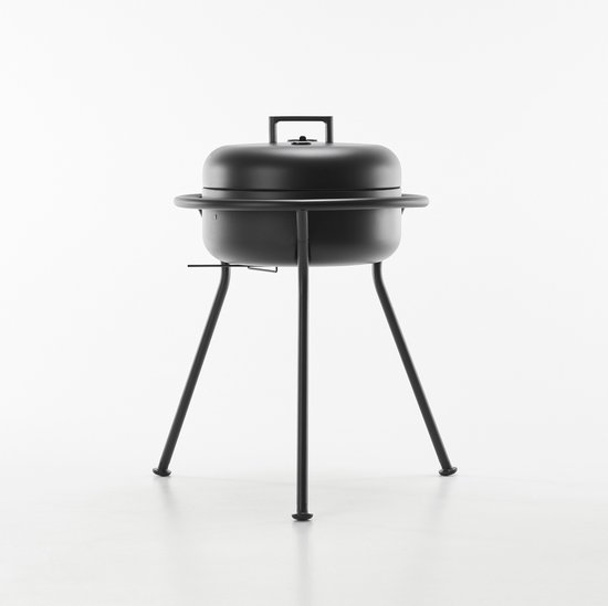 ZEE - KORO - Barbecue - Poedergelakt staal - Zwart